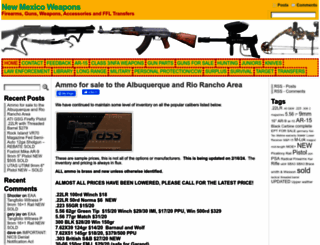 newmexicoweapons.com screenshot