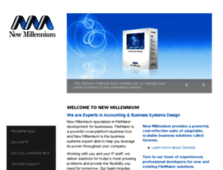 newmillennium.com screenshot