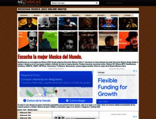 newmusicas.com screenshot