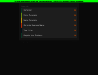 newnamegenerator.com screenshot