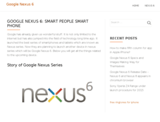 newnexus6.com screenshot
