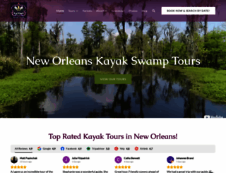 neworleanskayakswamptours.com screenshot