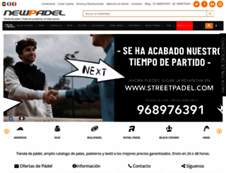 newpadel.es screenshot