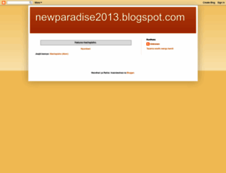 newparadise2013.blogspot.com screenshot