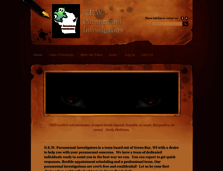 newparanormalinvestigators.com screenshot