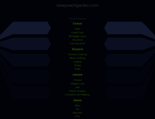 newpeachgarden.com screenshot