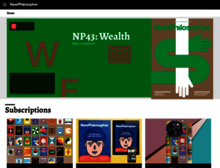 newphilosopher.com screenshot