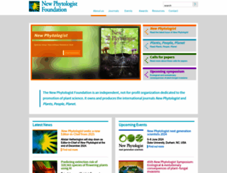 newphytologist.org screenshot