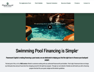 newpoolfinancing.com screenshot