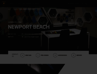 newportbeach.lamborghini screenshot