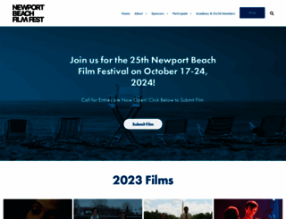 newportbeachfilmfest.com screenshot