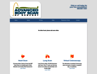 newportbodyscan.com screenshot
