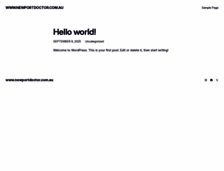 newportdoctor.com.au screenshot