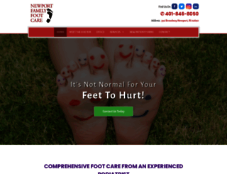 newportfootcare.com screenshot