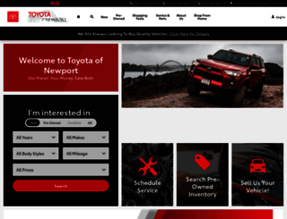 newporttoyota.com screenshot