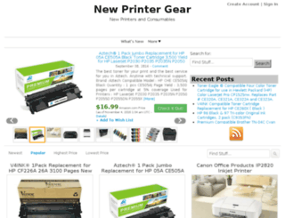 newprintergear.com screenshot