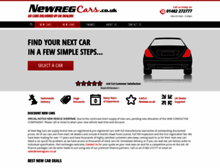 newregcars.co.uk screenshot