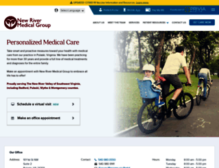 newrivermedicalgroup.com screenshot