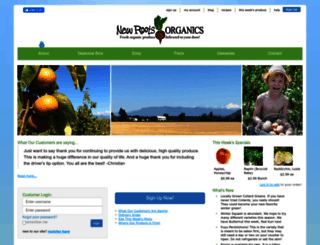 newrootsorganics.com screenshot