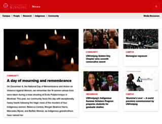 news-centre.uwinnipeg.ca screenshot