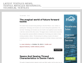 news-textileindustry.com screenshot