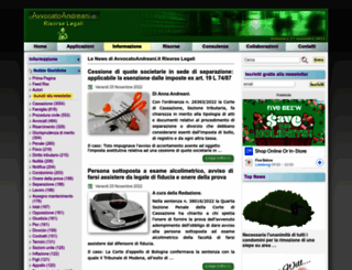 news.avvocatoandreani.it screenshot