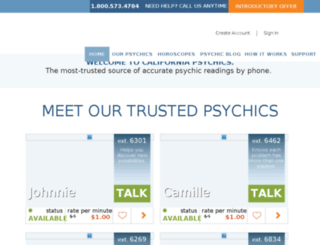 news.californiapsychics.com screenshot