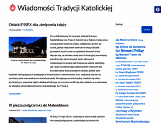 news.fsspx.pl screenshot