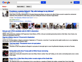 news.google.ng screenshot