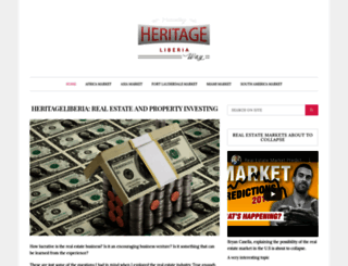 news.heritageliberia.net screenshot