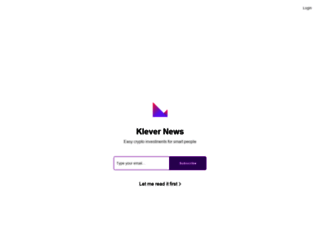 news.klever.io screenshot