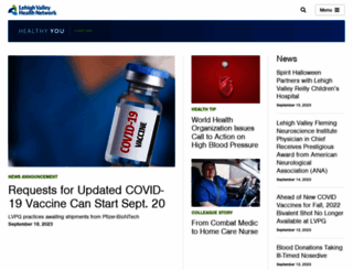 news.lvhn.org screenshot