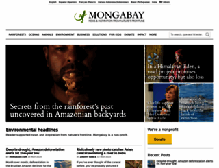 news.mongabay.com screenshot