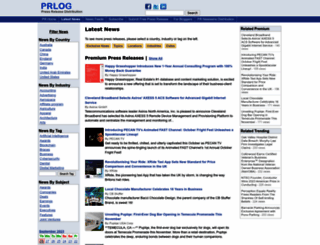 news.prlog.org screenshot