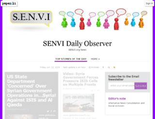 news.senvi.org screenshot