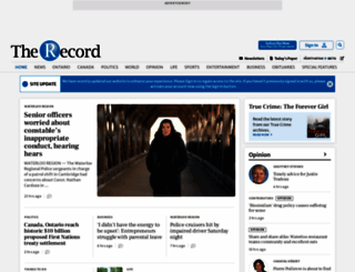 news.therecord.com screenshot