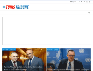 news.tunistribune.com screenshot