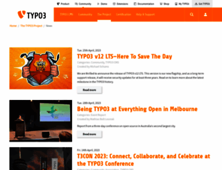 news.typo3.org screenshot