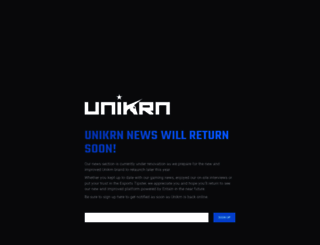 news.unikrn.com screenshot