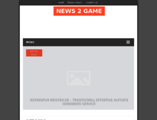 news2game.com screenshot