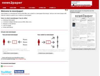 news2paper.com screenshot