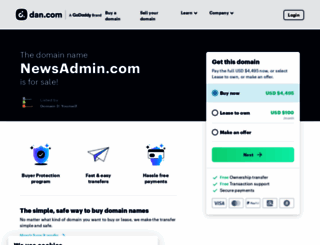 newsadmin.com screenshot