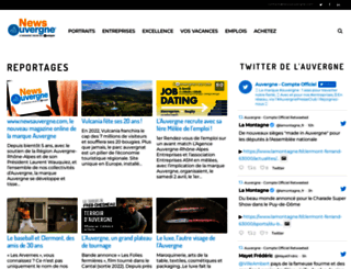 newsauvergne.com screenshot