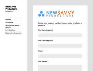 newsavvycompany.com screenshot