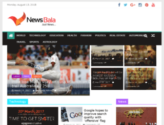 newsbala.com screenshot