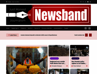 newsband.in screenshot