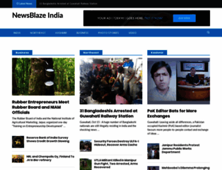 newsblaze.in screenshot