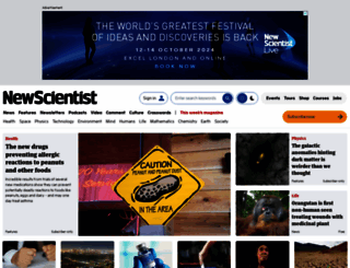newscientist.com screenshot