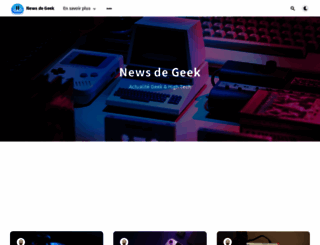newsdegeek.com screenshot