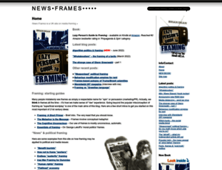 newsframes.wordpress.com screenshot